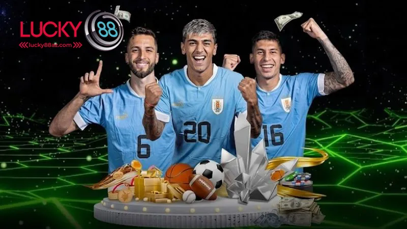 Lucky88 đa dạng sản phẩm cá cược: Thể thao, casino, slot, xổ số
